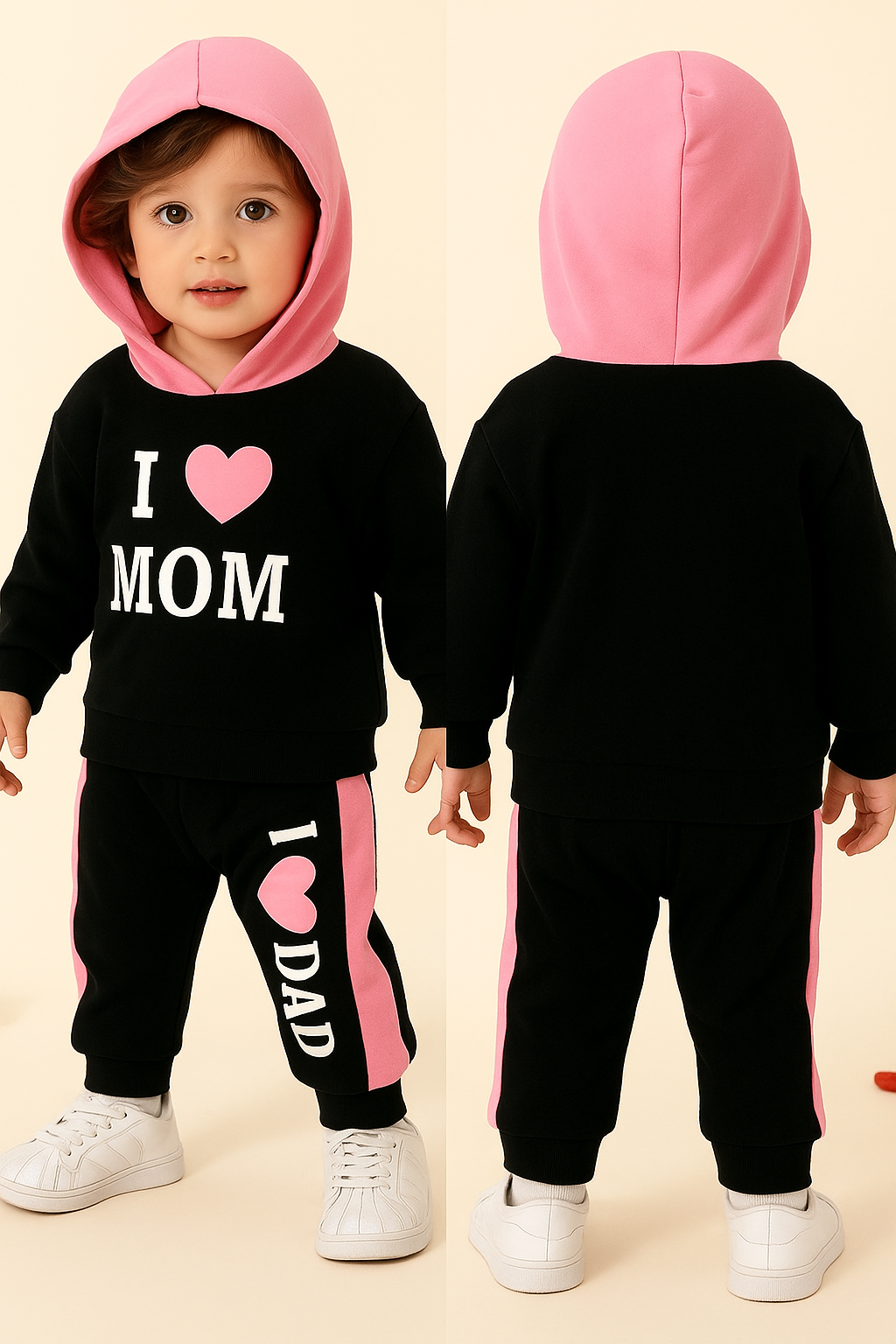 Tidles Unisex Cotton Hoodie & Jogger Set