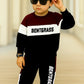 Trendy Kids Clothing Set BENTGRASS Printed Cotton Tracksuit for Boys